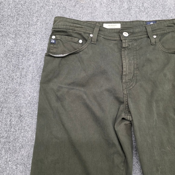 Ag Adriano Goldschmied Other - AG Adriano Goldschmied The Graduate Tailored Leg Pants Mens 34x34 Olive Green